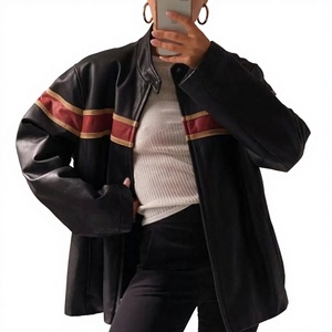 2026 New High Fashion Women Leather Jackets Winter Solid Color Jacket Popular Simple Casual Leather Jacket - Product Image 1