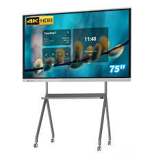 Monitor táctil inteligente de 75 pulgadas con Core i5 nuevo, 4GB de RAM + SSD de 256GB, pizarra electrónica interactiva 4K para presentaciones. - Product Image 5