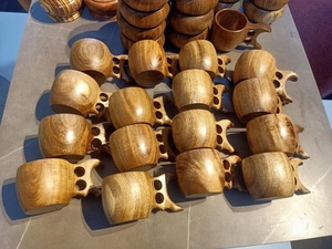 Taza de té de madera sostenible de alta calidad para restaurantes Diseño moderno Suministro directo de fábrica Venta caliente - Product Image 5