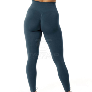 กางเกงโยคะสีพื้นสำหรับผู้หญิง ผลิตจากโรงงาน ขายดีที่สุด - กางเกงเอวสูง ระบายอากาศ น้ำหนักเบา กระชับสะโพก สามารถปรับแต่งได้ - Product Image 2