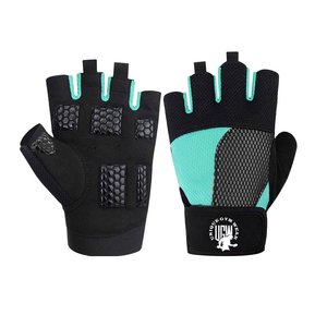 Guantes de gimnasio de neopreno con logotipo personalizado de alta calidad para hombre, superventas, guantes de cuero para levantamiento de pesas y Culturismo - Product Image 4