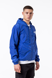Chaqueta cortavientos de nailon azul medianoche resistente al agua con logotipo personalizado para hombre chaqueta con capucha de entrenamiento informal - Product Image 4