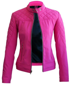 Nouveau design de veste d'hiver matelassée pour femmes veste en cuir véritable fermeture éclair décontractée avec poches intérieures en denim respirant vente en gros OEM - Product Image 4