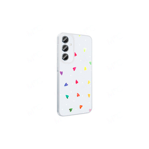 Coque transparente à motif fraise pour Samsung Galaxy A55/A57/A53/A24/A22, en TPU souple, Zore Folk Folk Hard - Product Image 4