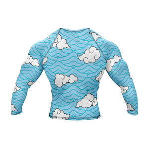 Rashguard à manches longues respirant de haute qualité pour hommes, fabrication sur mesure OEM, fournisseur de performance, 2025 - Product Image 2