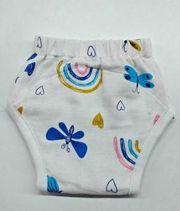 Pañal Reutilizable Unisex con Estampado Floral, Ecológico, de Punto Acolchado, de Algodón, Suave, Absorbente y Lavable para Bebés y Niños Pequeños, Ideal para la Primavera - Product Image 5