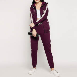 Women Winter Hooded Rhinestone Printed Breathable Polyester Two Piece Tracksuit Set Sportswear <b>Gym</b> Workout Custom Logo Fitness - Product Image 5