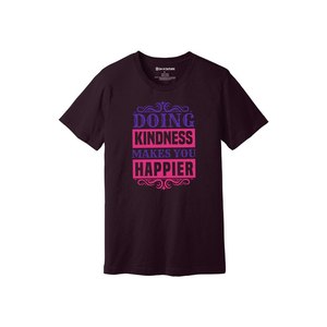 Gentillesse thèmes imprimer 100% coton tissu T-shirt 160-180 à lourd GSM 12 couleurs disponibles personnalisé votre propre conception et placement - Product Image 4