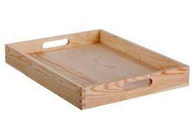 Bandeja de madera para servir desayuno y logotipo personalizado Bandeja para servir comida de aspecto moderno Producto más vendido Bandeja de madera para servir - Product Image 2