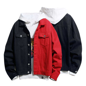 Veste en jean durable et personnalisée pour hommes, en coton respirant, style vintage délavé, tissu doux, fabriqué en usine, OEM et ODM, vente en gros pour l'hiver - Product Image 2