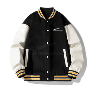 Confortable hiver chaud hommes Letterman veste coupe-vent hommes Letterman veste à prix raisonnable - Product Image 1