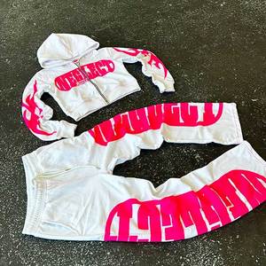 ชุดวอร์มวอร์มสำหรับผู้ชายแขนปกติสไตล์สตรีทเทอร์รี่ชุดวอร์มสำหรับผู้ชาย - Product Image 5