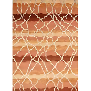 Elegant Modern Hand Knotted Wool Silk Non-Slip Puzzle Pattern Area Rug Set High Pile <b>Wall</b>-<b>to</b>-<b>Wall</b> Indoor Decoration for Home - Product Image 2