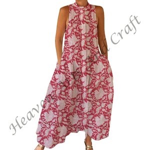 Combinaison imprimée hippie indienne magnifiquement conçue, design élégant, tenue ample d'été pour femmes, pour le printemps/été, adultes - Product Image 2