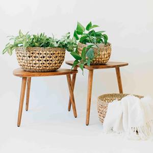 Cesta de Jacinto de Agua con Diseño de Roseta, Cesta de Almacenamiento Hecha a Mano, Ecológica, Hecha en Vietnam - Product Image 2