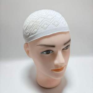 Men's New Style Melon Skin Knitted <b>Hat</b> Breathable Summer <b>Hat</b> with Arabian Style Thin Weekly <b>Hat</b> - Product Image 2