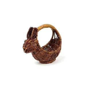 Bon marché Prix Artisanat Article Lapin Forme Rotin Panier De Rangement Cadeau Panier Pour Pâques Décor En Gros Cadeau Titulaire Du Vietnam - Product Image 2