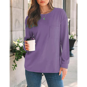 Sweats décontractés personnalisés pour femmes doublés de polaire léger pour les entraînements de gymnastique d'automne Streetwear confortable doux tricoté pull d'hiver - Product Image 6