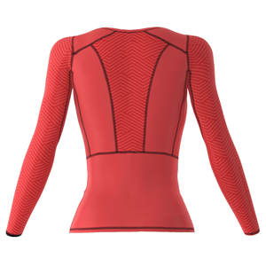 Venta al por mayor Fitness Mujeres Compresión Entrenamiento Top Fitness Manga larga Gimnasio Camisas de compresión para mujeres - Product Image 4