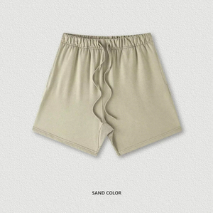 Men's 100% Cotton Fleece Sweat <b>Shorts</b> Essential Casual Baggy <b>Shorts</b> with Elastic Waist Eco-Friendly Customizable Design - Product Image 3