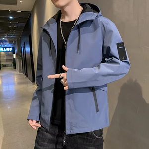 ANSZKTN Hommes 2024 Automne et Hiver Lâche Mode Belle Veste Décontractée Hommes Manteau - Product Image 1