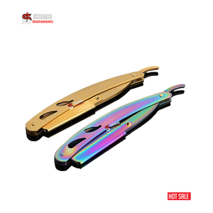 Rasoir de barbier à bord droit professionnel soins personnels et ménage Salon de nettoyage des cheveux hommes femmes rasage outil d'épilation - Product Image 4