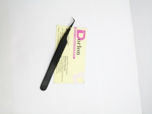 แหนบต่อขนตาปลายไมโครไฟเบอร์90องศาทำจากสแตนเลสใช้ต่อขนตา - Product Image 4