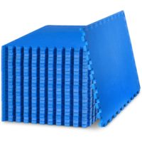 Hydefoam - Tapete de Ejercicio de Espuma EVA Extra Grueso y Duradero, 3/4 de Pulgada, Losetas Encajables, Protección Acolchada para Entrenamiento en Casa
