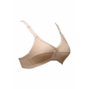 บราผ้าฝ้ายถักแบบไขว้เหนือผิวสีม่วงไม่มีแผ่นรองไร้โครง - Product Image 2