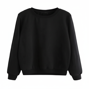Personnalisation coton lourd sweat-shirt surdimensionné col rond hivers épissage imprimé unisexe hommes anti-boulochage tenue décontracté - Product Image 2