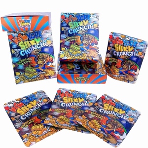 Stock Smell Proof Resealable Holographic Exotic Die Cut Zip Lock Stand up Mylar Bags <b>Box</b> - Product Image 6