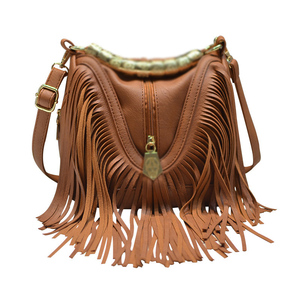 Sacs à main pour femmes, sac à main rétro en cuir PU à franges |   Sac à main vintage pour femme |   Prix de gros - Product Image 1