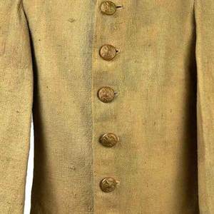 Veste uniforme en laine solide de reproduction de la Confédération civile - Product Image 4