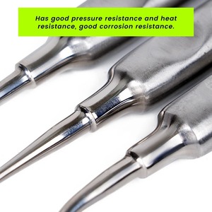 Juego de 3 Elevadores Apicales Dentales de Acero Inoxidable, Fórceps para Extracción de Dientes, Herramienta Quirúrgica para Extracción Dental - Product Image 3