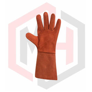 Gants de soudage Tig de haute qualité Gants de sécurité en cuir de vachette avec fonction résistante aux coupures Excellent pour le travail - Product Image 2