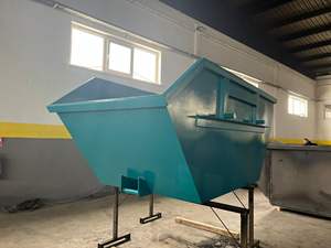 Contenedor Metálico BDB P35 Hardox y ST-52, Gabinete de Almacenamiento de 8M3, Recolector de Escombros Industriales, Maquinaria para el Tratamiento de Residuos Sólidos - Product Image 3