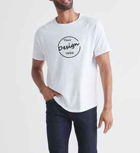 T-shirt style sportif 95% coton pour hommes, couleurs personnalisées, haut vierge 100% coton pour l'impression - Product Image 6