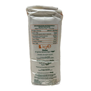 Farine de blé tout usage MOLINO BRUNO de première qualité, Calabre, Italie, 1 kg, prête à l'emploi, durée de conservation de 12 mois, moulu à la meule cylindrique, pour pain - Product Image 2