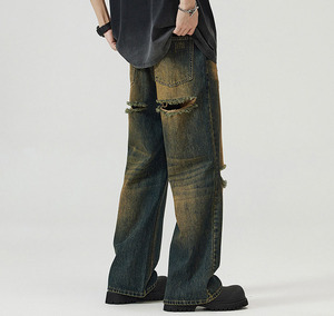 Pantalon de survêtement en détresse pour hommes, matériau durable, léger, de qualité supérieure, meilleur design Pantalon de survêtement en détresse pour hommes - Product Image 6