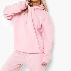 ชุดวอร์มผ้าฟลีซแบบลำลองสำหรับผู้หญิงชุดวอร์มผ้าคอตตอนดีไซน์ตามสั่งสำหรับฤดูหนาว - Product Image 4