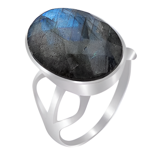 แหวนอัญมณีรูปวงรีทรงลาบราดอไรต์สีเงินแท้925แหวนแฟชั่นสำหรับงานแต่งงานงานหมั้นวันครบรอบสำหรับผู้หญิง - Product Image 5