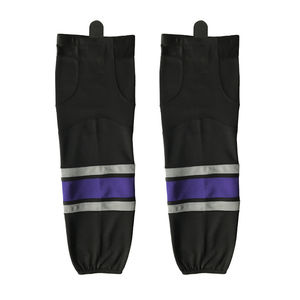 Chaussettes de hockey pour jeunes personnalisées, 1 paire, à rayures, ajustées, junior, pour équipe sportive, couleur, chaussettes de hockey sur glace avec technique d'impression - Product Image 5