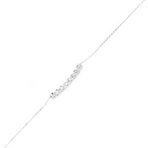925 Sterling <b>Silver</b> 8-Row Waterway <b>Bracelet</b> with Zircon Stone Crystal <b>Bracelets</b> & <b>Bangles</b> - Product Image 3