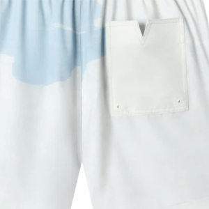 <b>Men's</b> High Street Style <b>Swim</b> <b>Shorts</b> Solid <b>Pattern</b> Quick Dry Polyester/Cotton Low Waist V Back Pocket Trunks Drawstrings Closure - Product Image 6