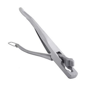 Construcción de alicates de corte de orejas con corte de flores con muesca de corte limpio afilado 1 "de longitud 8" herramientas veterinarias fabricadas por Shu & Co - Product Image 2