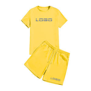 2025 verano alta calidad 6XL hombres pantalones cortos de manga corta traje deportivo Casual traje hombres Joggers deportes chándales para hombres 2 piezas - Product Image 6