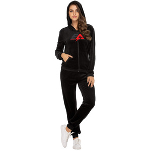 Nueva llegada chándales para las mujeres Fitness gimnasio deportes sudadera al por mayor de moda personalizada mujeres chándal de alta calidad - Product Image 1