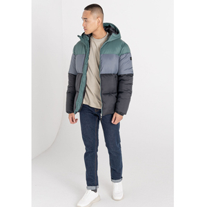 Alta calidad al aire libre de invierno a prueba de viento ropa de trabajo impermeable logotipo personalizado acolchado hombres abajo chaqueta acolchada - Product Image 4