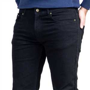 กางเกงยีนส์เดนิมผู้ชาย ผ้าฝ้าย 100% สวมใส่สบาย สีน้ำเงินเข้ม สไตล์สตรีทแวร์ ทรงตรง ระบายอากาศได้ดี ล้างสีแบบสโตนวอช เหมาะสำหรับฤดูร้อน - Product Image 6