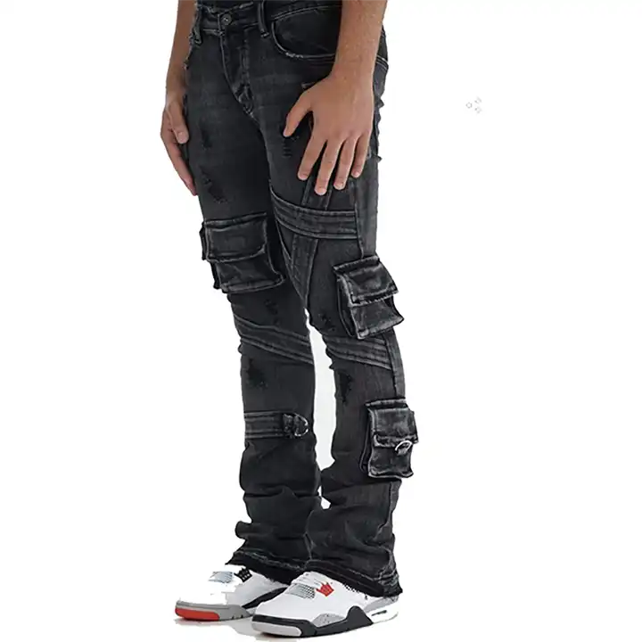 Source Wholesale Custom Men's Loose Denim Trousers Business Men's Jeans Direct Made Cheap Price Low MOQ on m.alibaba.com